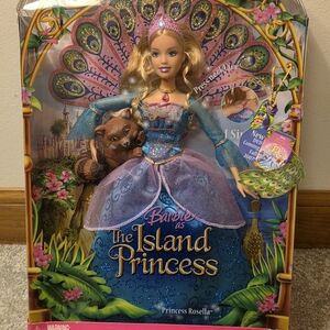 Barbie Island Princess Doll - Blue and Pink Gown